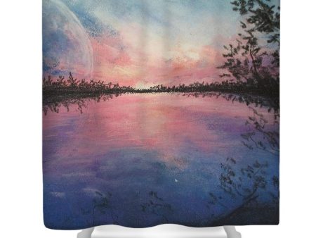 Planet Sunset - Shower Curtain Supply