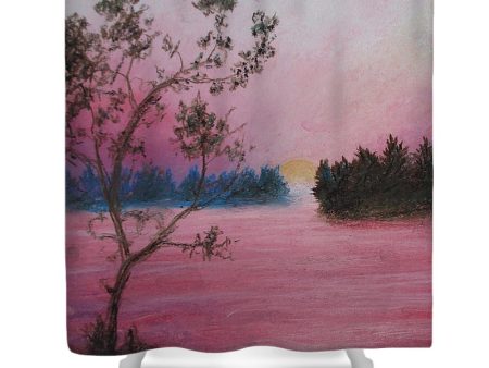 Sunset Twinkling - Shower Curtain on Sale