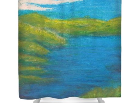 Oiled Landscape - Shower Curtain Discount