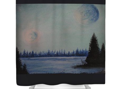 Planets X, Y and Z - Shower Curtain Online