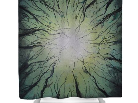 Bloody Sea of Green - Shower Curtain For Sale