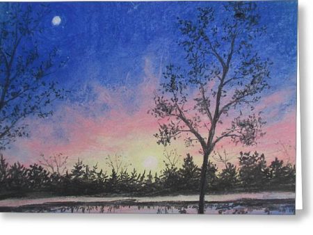 Night Day Light - Greeting Card Online now