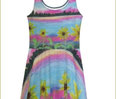 A Flower Fantasy ~ Skater Dress For Sale