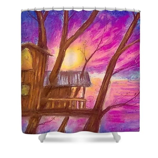 Tree View - Shower Curtain For Cheap