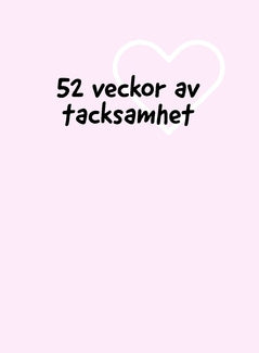 52 veckor av tacksamhet For Discount